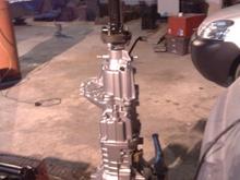 gearbox and prop painted