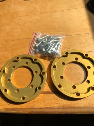 The top mounts that came from Anembo, they really helped me as I needed them for mock up and ordered one day, arrived the next with enough bolts for my bearings too,