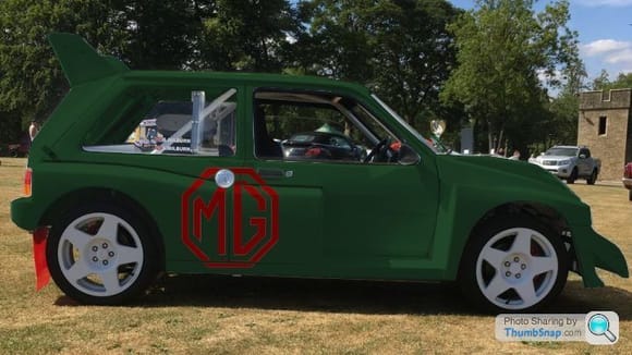 It is not the right shade of green but you get the idea.  One of the guys on Pistonheads knocked it up.