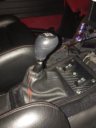 This is the shifter I made to bring the knob back in to correct place as gearbox is 25mmlonger