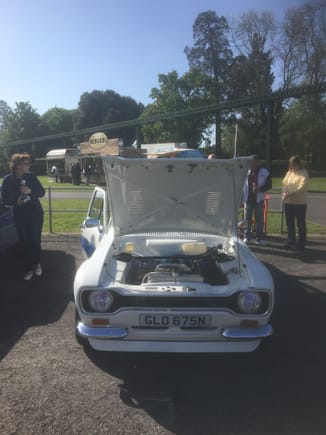 This Mk1 Escort RS 2000 with a N/A Cosworth engine won best car of the show.