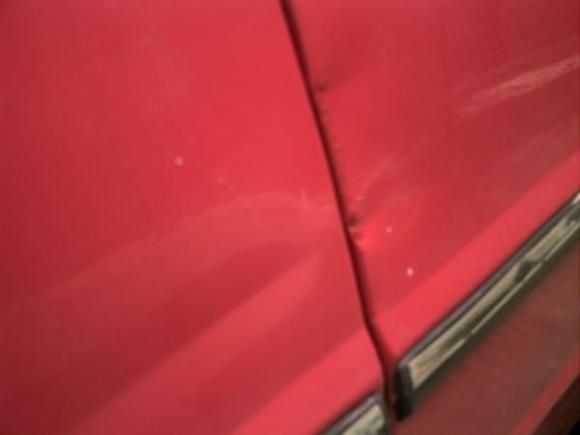 When I got her home I was in feer that we had been cloocked by camaras on road. I gause the last owner got that it was still in his name. She had dents about six of then but no rust and had wax oil every where i had to clean it all off