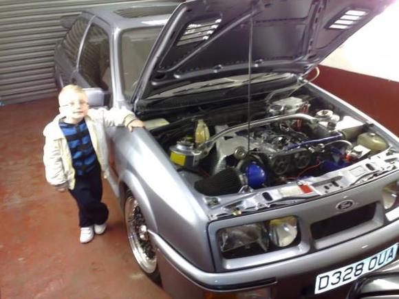 my son Nathah and the 3 door
