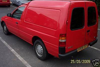 my new ok not so new escort w reg 55 van 1.8 diesel