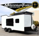 Motorcycle Trailer with Living Quarters 2024 7' X 20'
