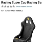 MOMO Racing Super Cup Racing Seats # 1082BLK