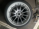 ENKEI NT03+M F1 Silver Wheels 18x9.5 5X100 +40mm  new slicks