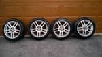 245/45/18 Like NEW Wheels+ Tires ZR A4 A6 Q5 VW Audi +Others