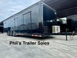 34' RACE TRAILER CAR HAULER MINI SPLIT 