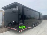 34' HAULMARK RACE TRAILER ENCLOSED CAR HAULER   for sale $45,500 