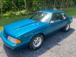 93 Teal Mustang Drag Car  for sale $28,500 