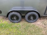 7 X 14 Enclosed Trailer – Tandem Axle with Blackout Packag  for sale $6,025 