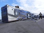 2001 Freightliner Renegade Toterhome , Stacker trailer 