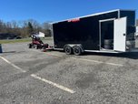 Enclosed Aluminum Stealth Trailer 7 by 18 with Extra Height   for sale $16,500 