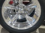 SET OF FOUR BOYD CODDINGTON FIVE SPOKES WITH TIRES  for sale $5,000 