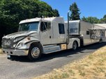 99 Freightliner M2/99 Gold Rush 40' Gooseneck Race Trailer  for sale $129,900 