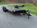 7x18 STEEL DECK CAR TRAILER 7K GVW  for sale $4,899 