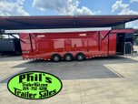 34' HAULMARK EDGE PRO RACE TRAILER RACER RED IN STOCK NOW!   for sale $42,999 
