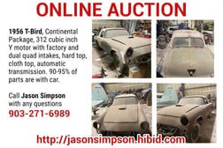 1956 Ford Thunderbird  for sale $0 
