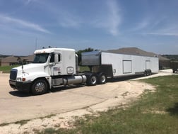 Freightliner Tractor and 48 ft Enclosed Car Trailer