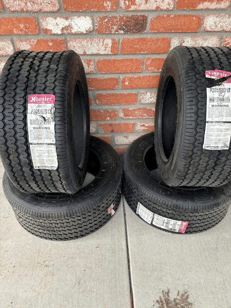 Hoosier Dirt Stocker Tires - P205/60D13 45111 (set of 4)  for Sale $160 