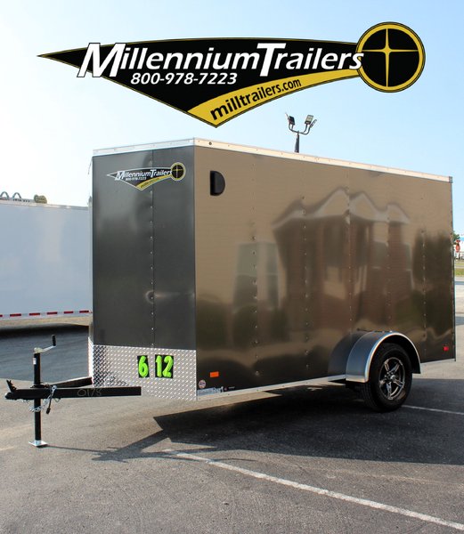 2025 6' X 12' Hero Cargo Trailer w/Ramp Door 