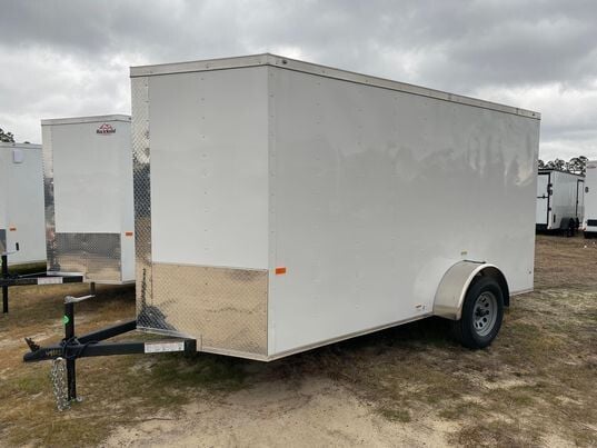 🤩 NEW White Enclosed Cargo Trailer  for Sale $3,395 
