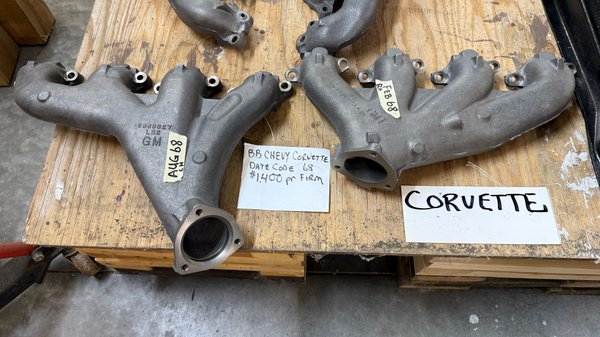 1968 Date coded Chevy Corvette BigBlock exhaust 