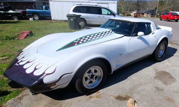 Pro Street 1979 Corvette/ 22ft enclosed trailer 