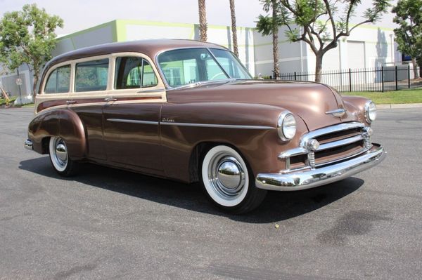 1950 Chevrolet Styleline Deluxe Tin Woody for Sale $36,900