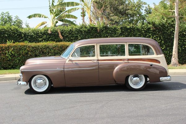 1950 Chevrolet Styleline Deluxe Tin Woody for Sale $36,900