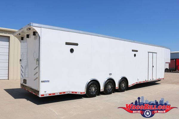 40' Blackout Gooseneck Race Trailer @ Wacobill.com 