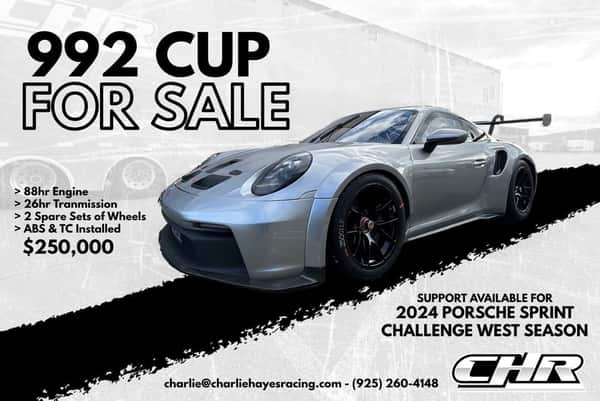 Porsche 992 GT3 Cup - Ready to Race - PRICE DROP  for Sale $225,000 