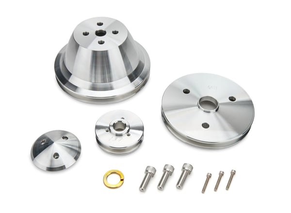 SB Chevy Pulley Set , by MARCH PERFORMANCE, Man. Part # 6010