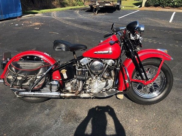 1947 Harley-Davidson FL KNUCKLEHEAD foot clutch hand shift B for Sale $19,500