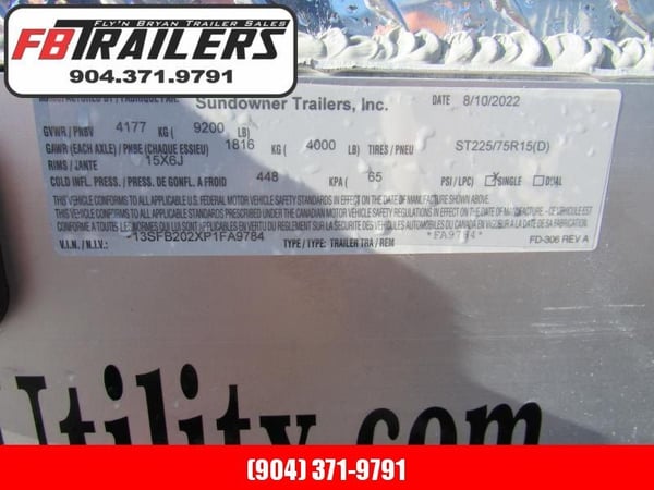 2023 Sundowner Trailers 20ft Aluminum Open  Car Hauler  for Sale $12,599 