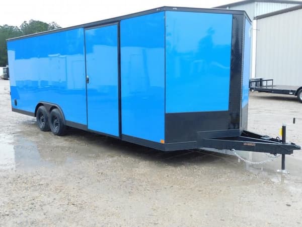 2024 Covered Wagon Trailers 8.5x24 Vnose with 7' inside