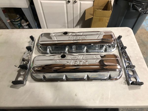 Big Block Chevy Chrome Valve Covers for Sale $50