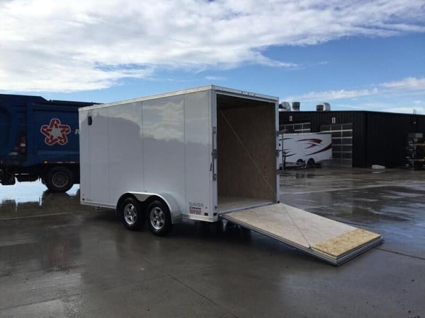 2022 ATC 7X14 All Aluminum Wedge Nose Cargo Trailer 7K  for Sale $9,997 
