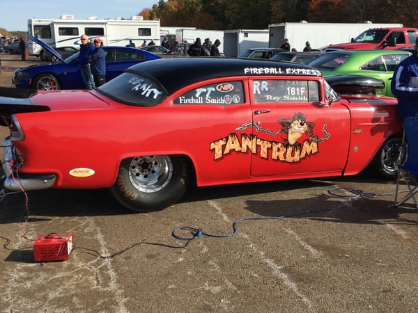 1955 Chevy Belair Drag Car with Enclosed Trailer  for Sale $50,000 