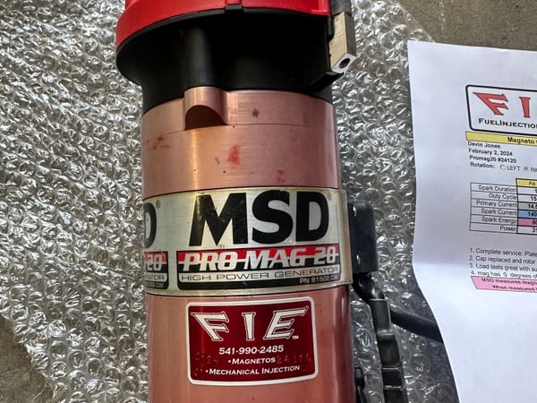 Fresh msd promag 20 cw rotation   for Sale $1,750 