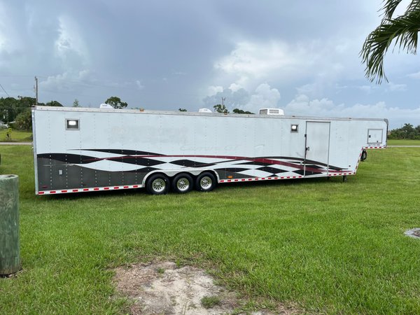 48 feet pace 2 car trailer 