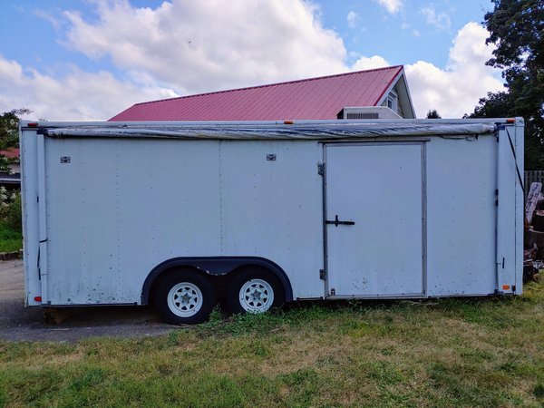 1989 20 Foot Enclosed Car Trailer  for Sale $5,000 