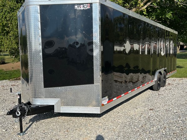 8.5 X 28 Race Car Toy Hauler Trailer 