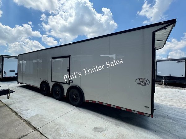 32' RACE TRAILER BATHROOM PACKAGE CAR HAULER ENCLOSED   for Sale $32,999 