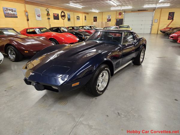 1977 Blue Blue Corvette  for Sale $18,000 