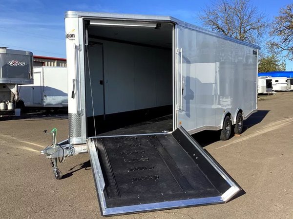 2026 Mission 8.5x22 Enclosed Peak Value Snowmobile Trailer 