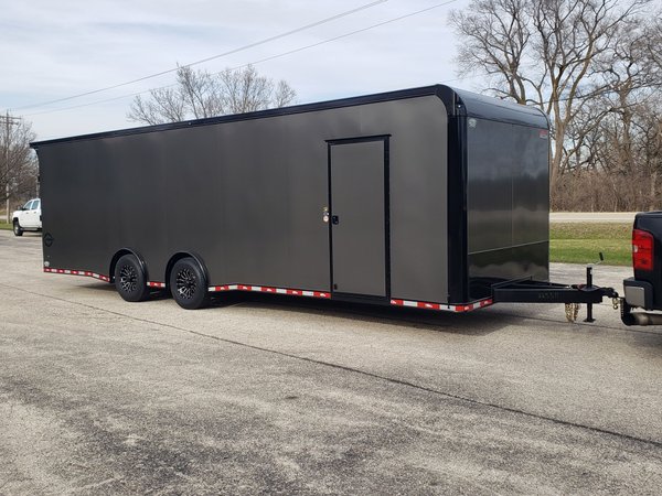 United Classic 8.5'x28' enclosed racing trailer 7k axles  for Sale $20,995 