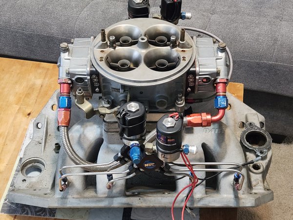 Dart 12 degree bbc intake,apd carb