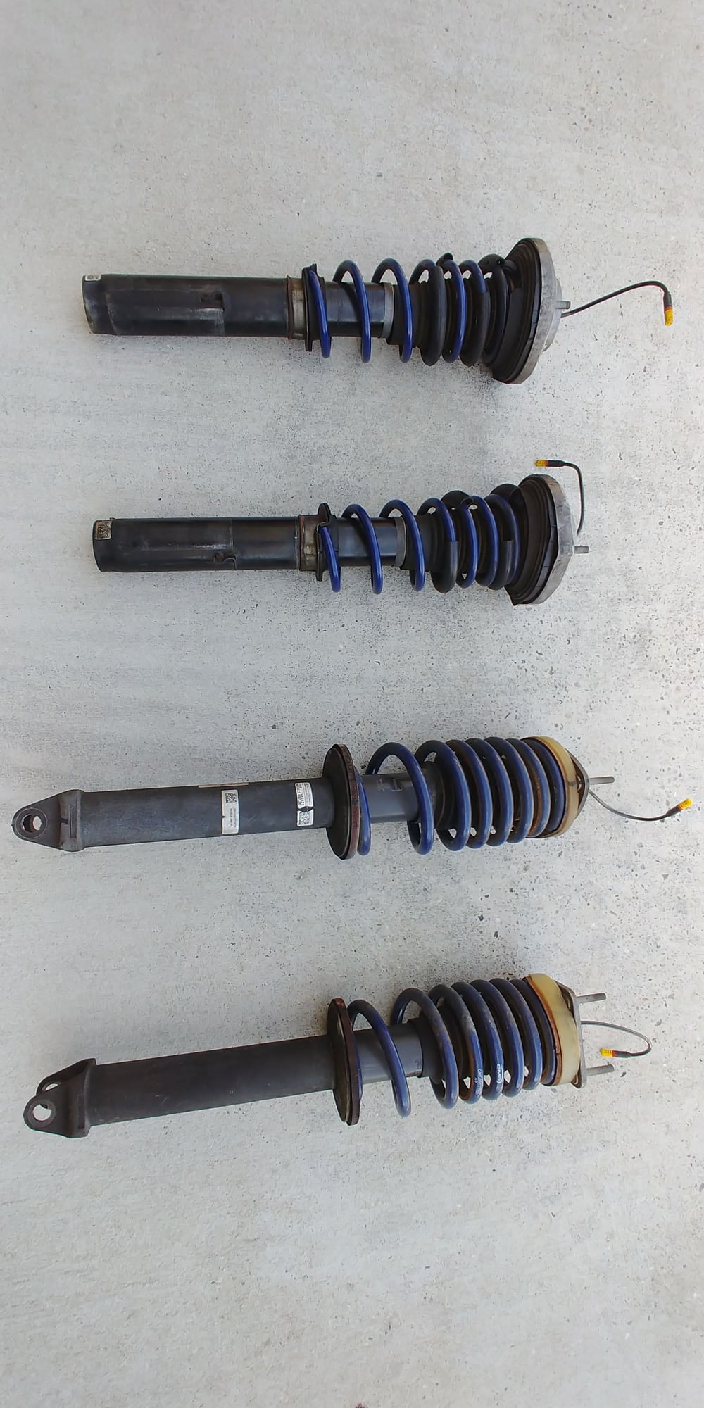 Steering/Suspension - GMG lowering springs and EDC strut assembly (4) - Used - 2012 to 2019 Porsche GT2 - 2012 to 2019 Porsche GT3 - 2012 to 2019 Porsche 911 - 2012 to 2019 Porsche Carrera - Ocean Springs, MS 39564, United States